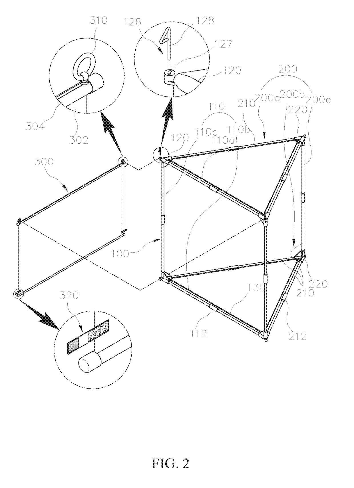 Portable screen for setting up outdoors to display images