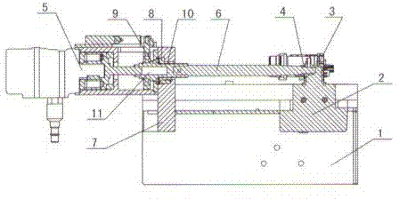 Injection mold rotation non-destructive thread removal mechanism