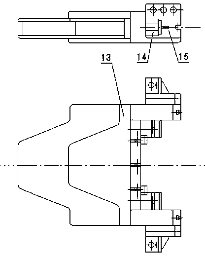 Telescopic simple tail of scraper conveyer and scraper conveyer