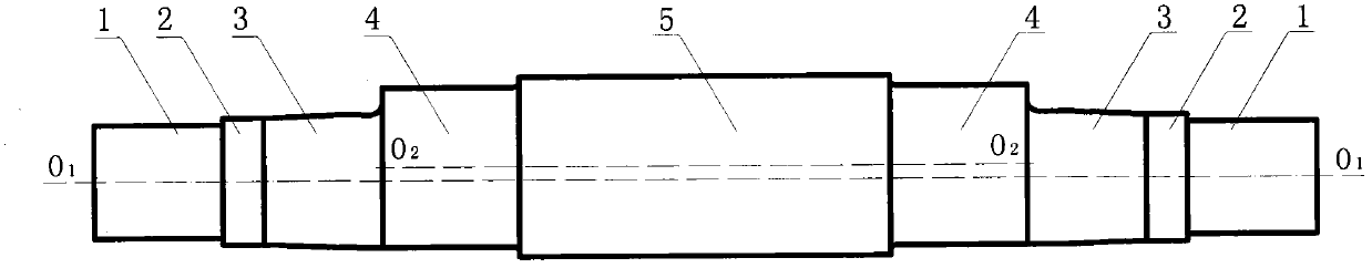 Plane type self-balancing eccentric shaft