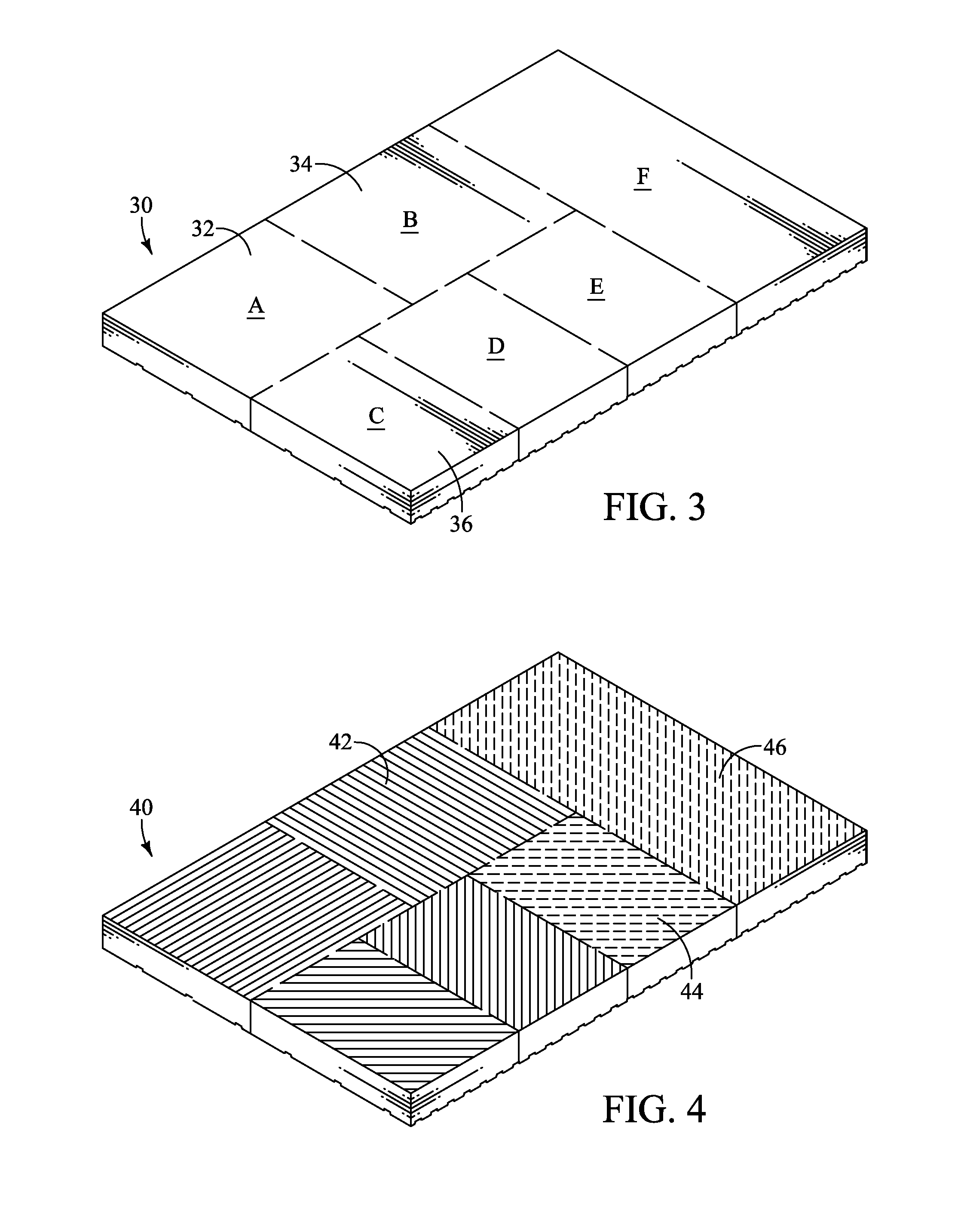 Cleaning article comprising lines of frangibility with marked indicia