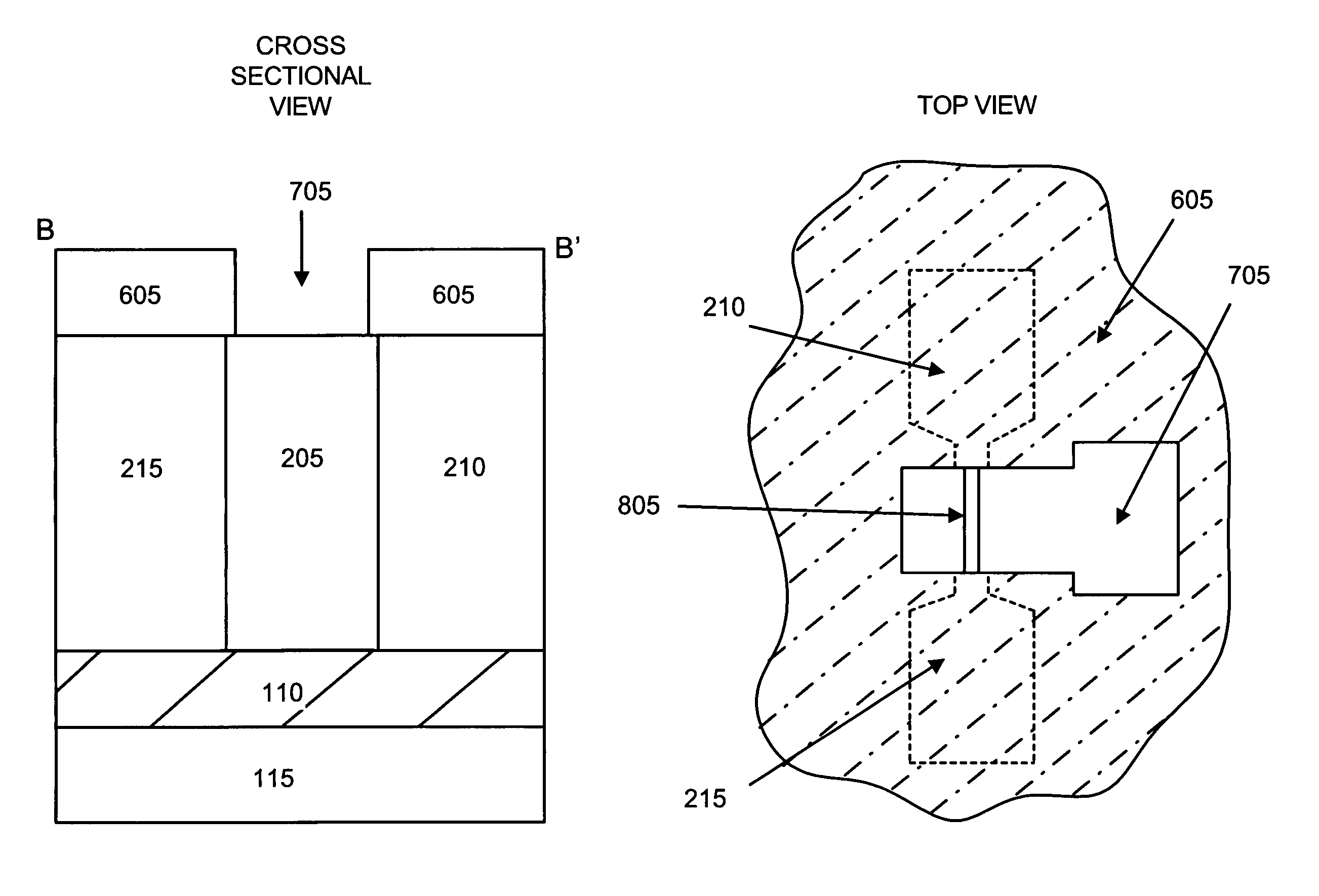 Narrow-body damascene tri-gate FinFET