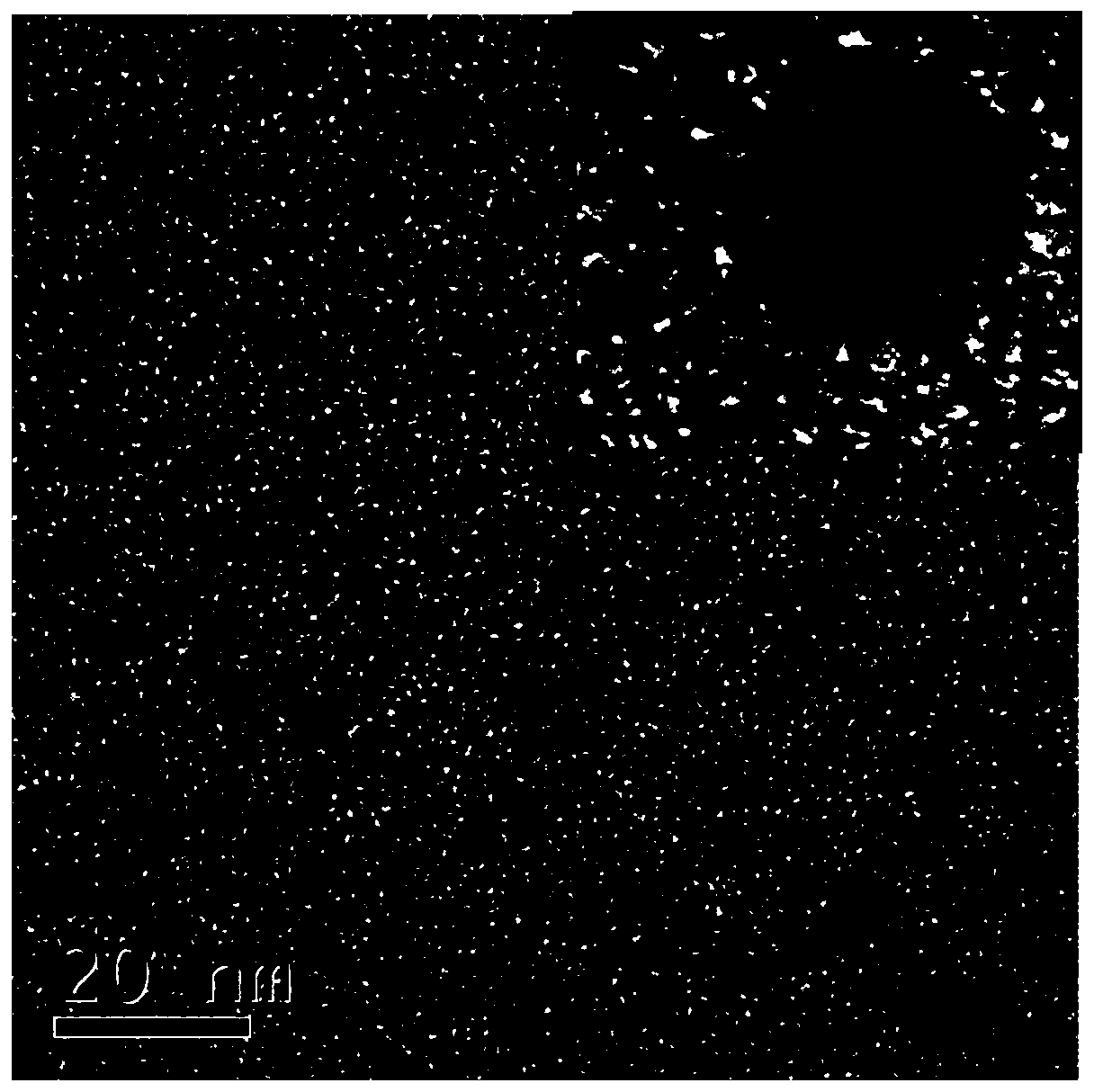 Carbon dot fluorescent probe for calcium ion detection, and preparation method thereof