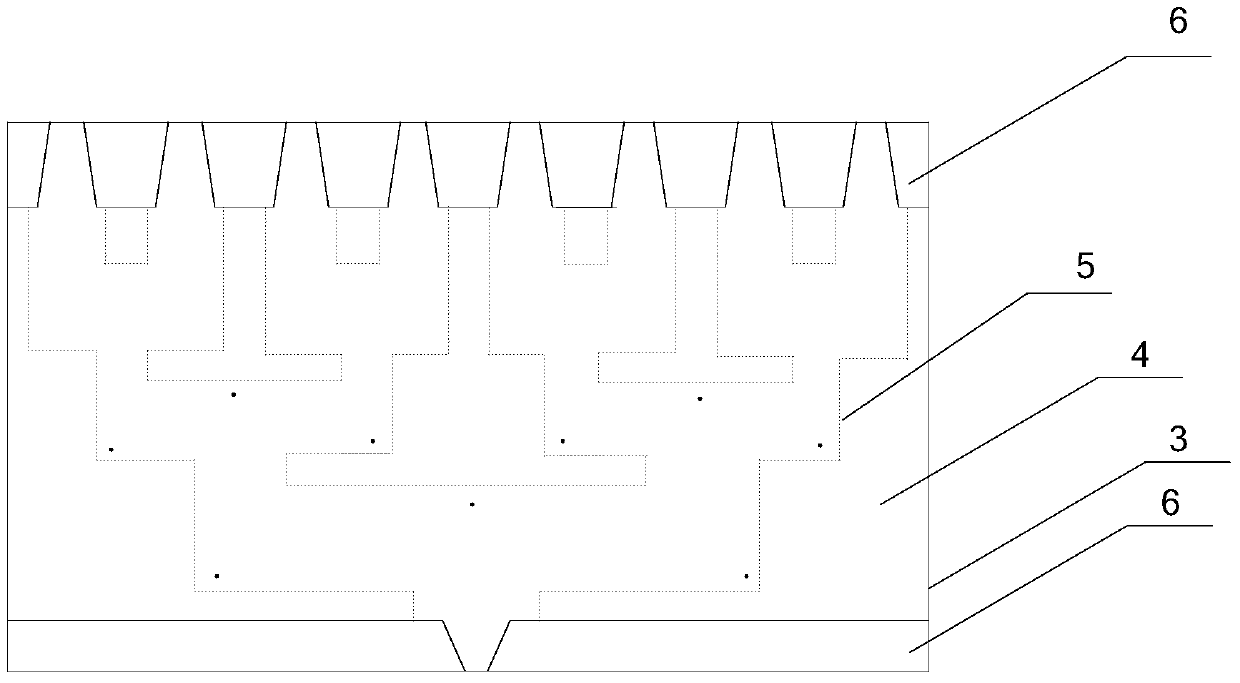 A feeding structure and dual-frequency common-aperture antenna