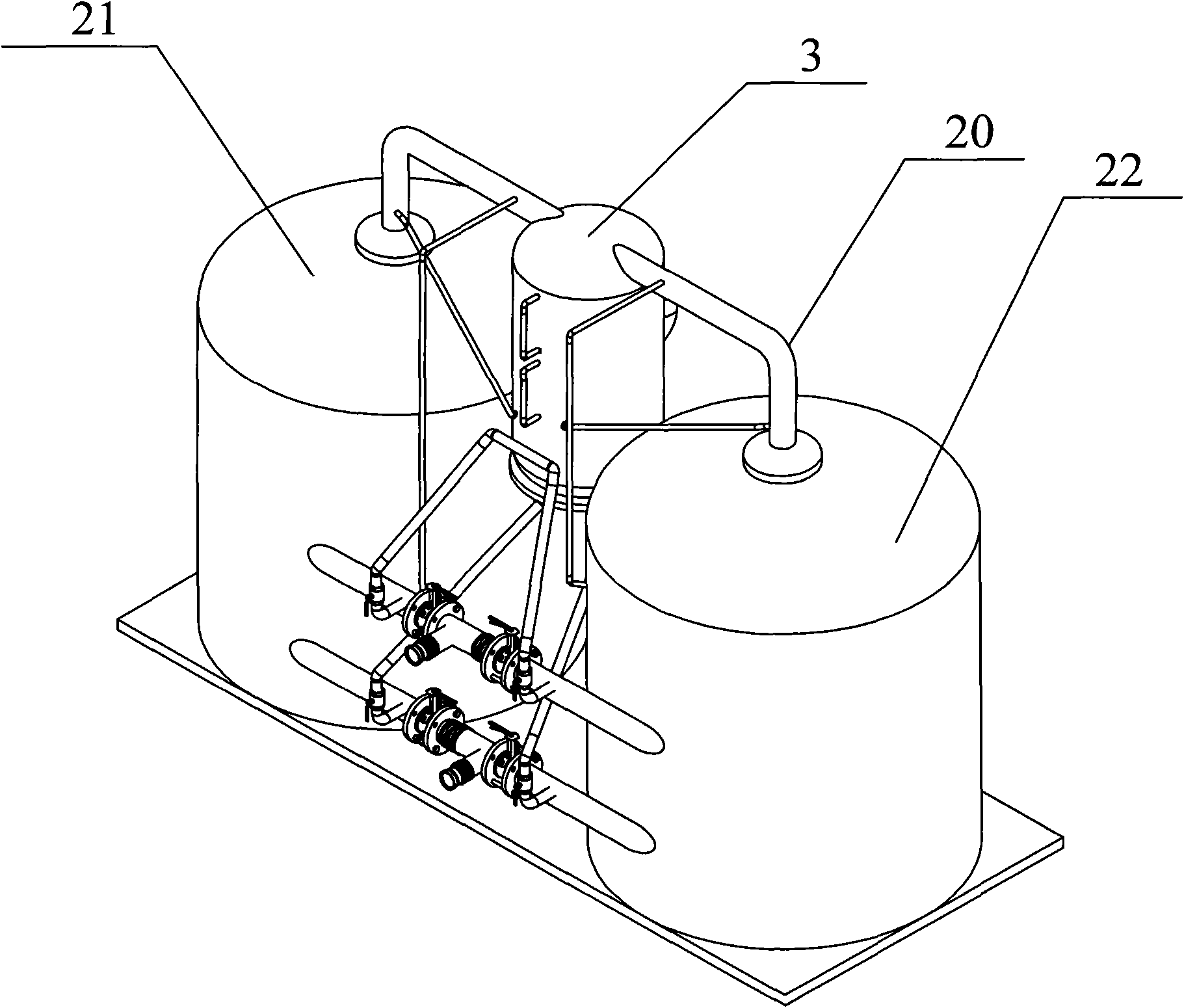 Liquid volume metering device