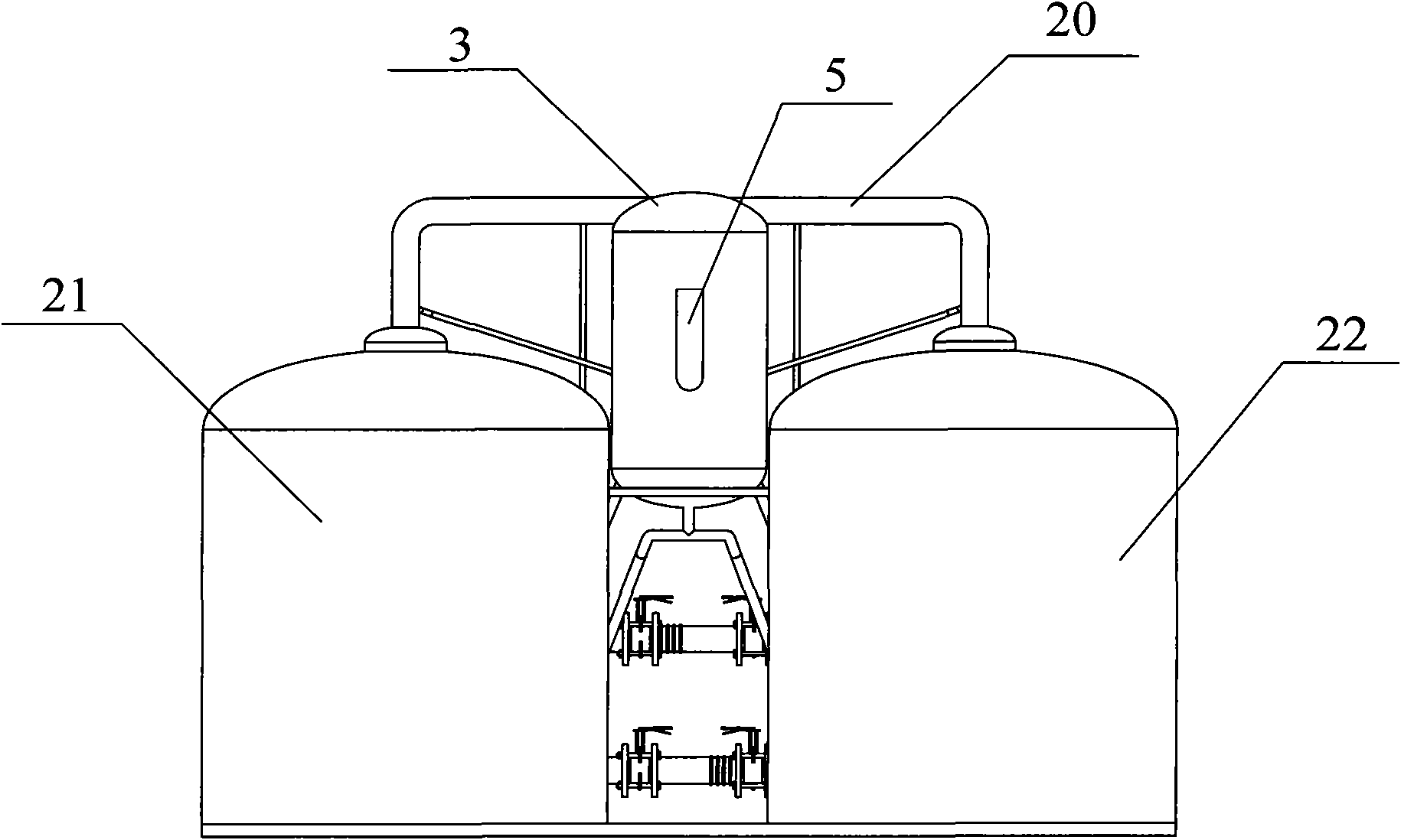 Liquid volume metering device