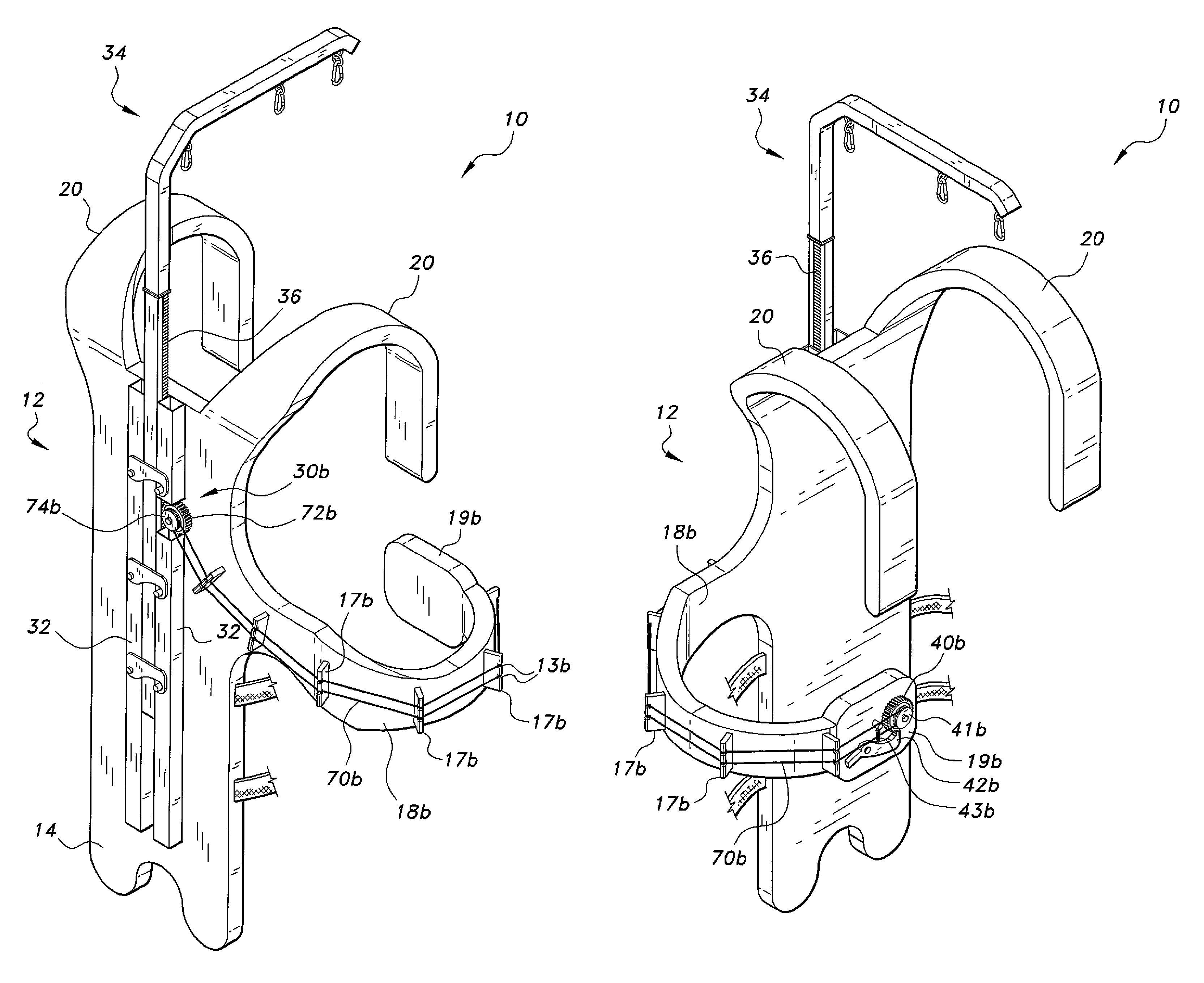 Portable cervical traction device