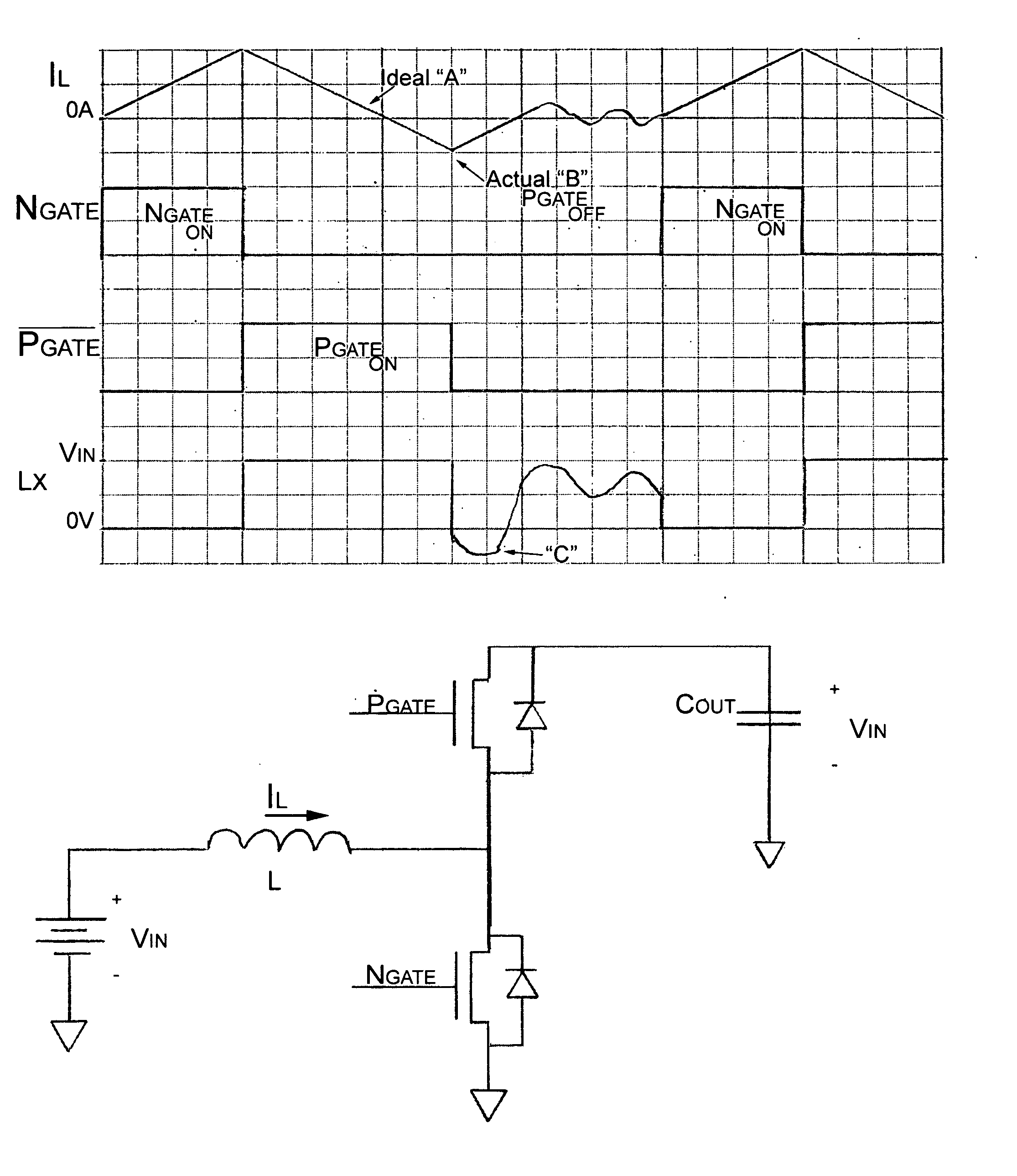 System and method for an adaptive synchronous switch in switching regulators