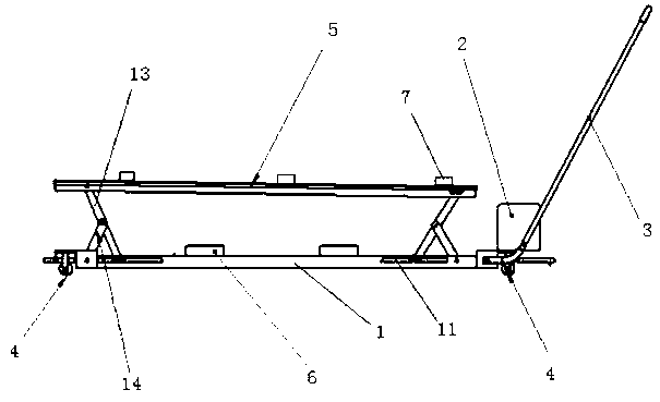 Automatic lifting type assembling highway steel bridge transporting and erecting vehicle