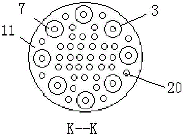 Pipeline type filter material collection device