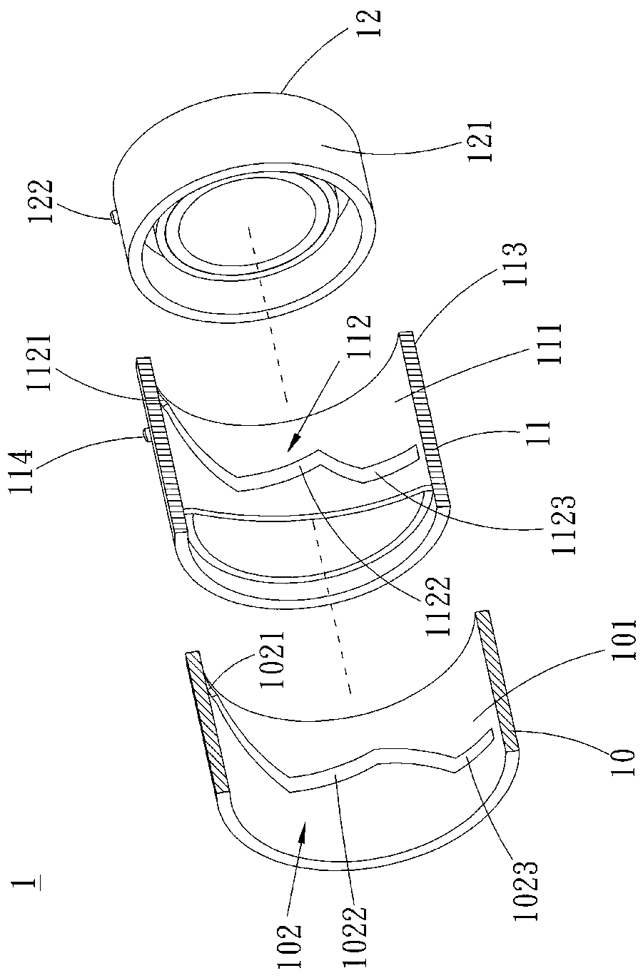 Zooming mechanism and photographic device thereof