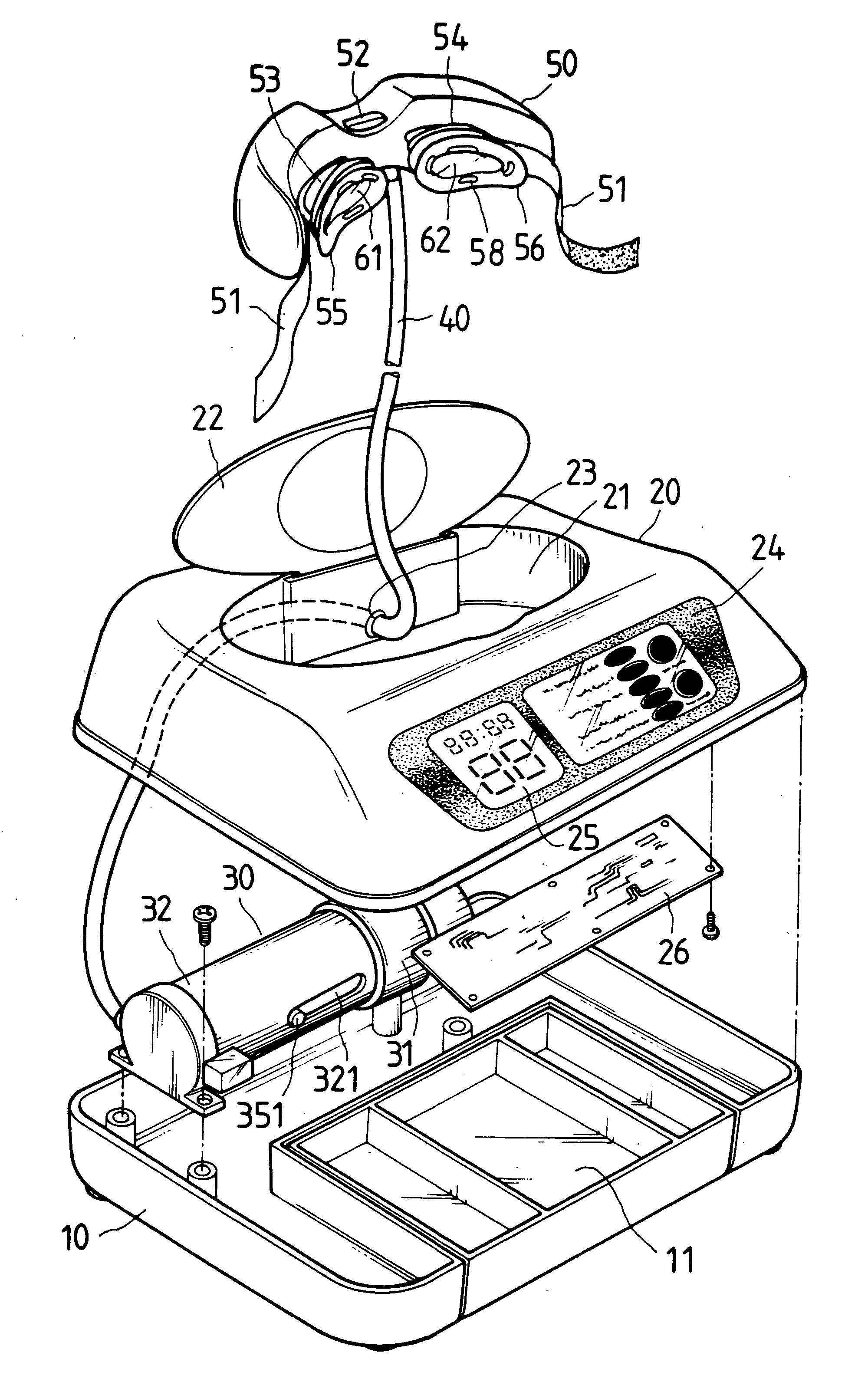 Eyes massage device