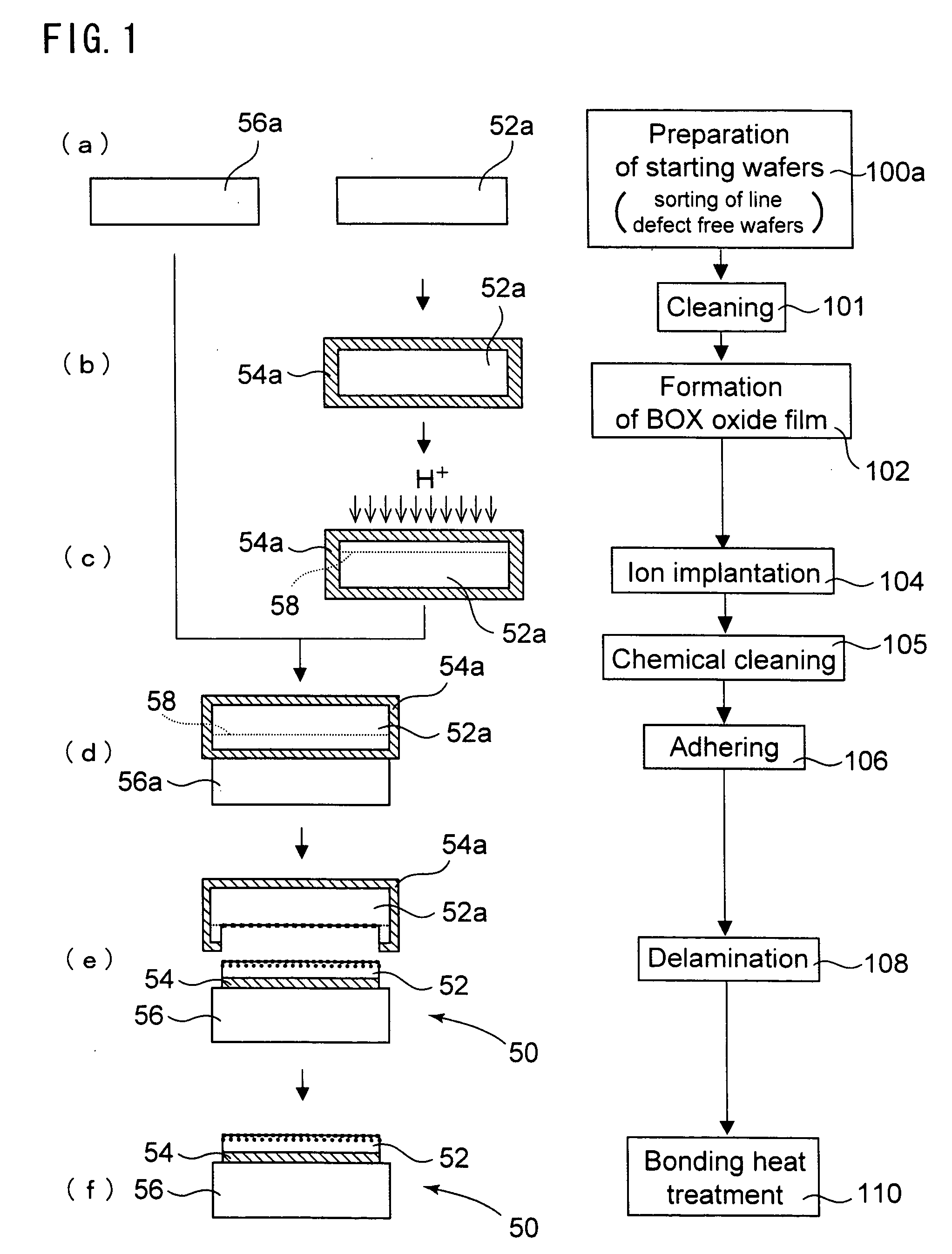 Method for manufacturing soi wafer