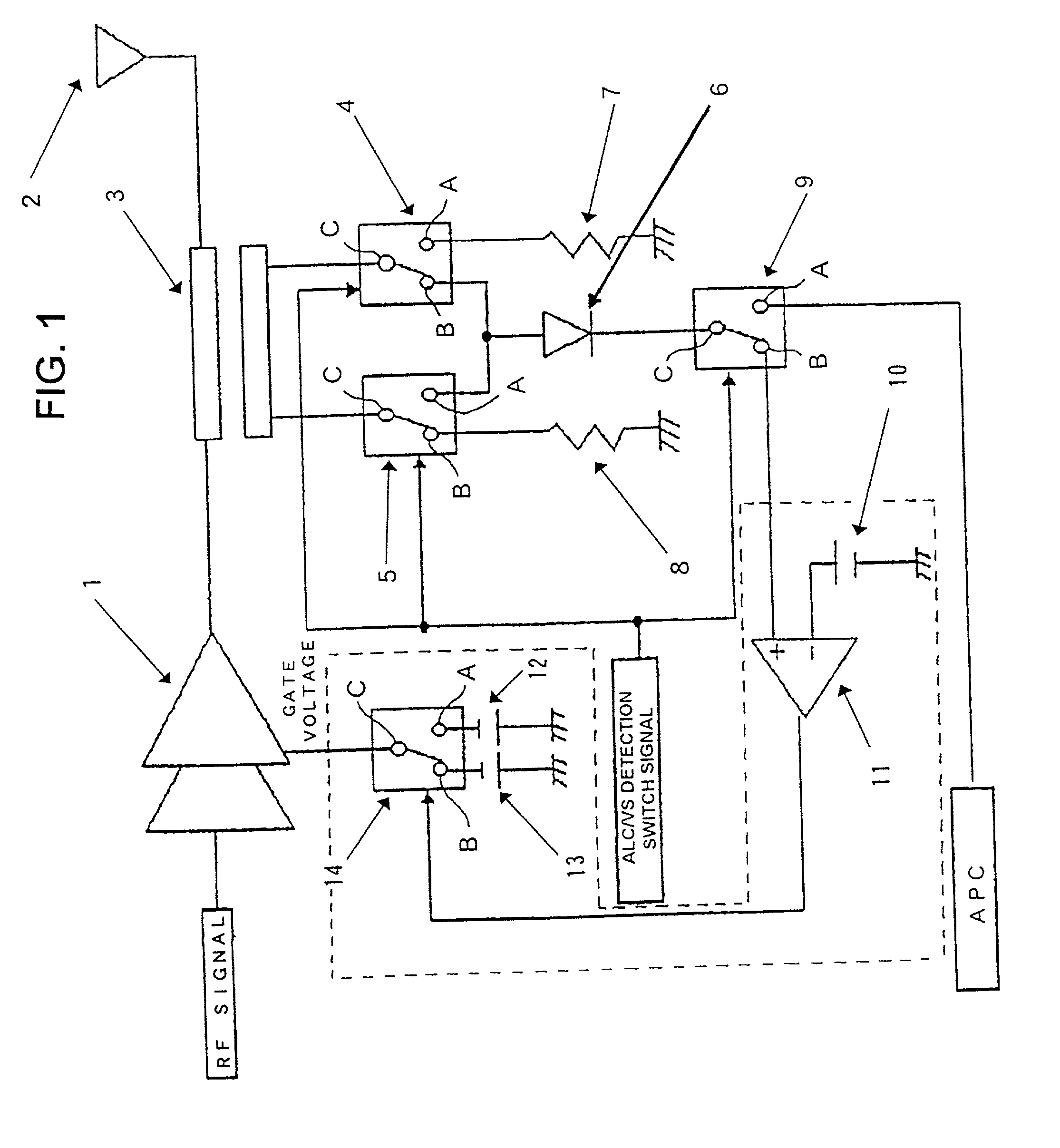 Radio frequency transmitting circuit