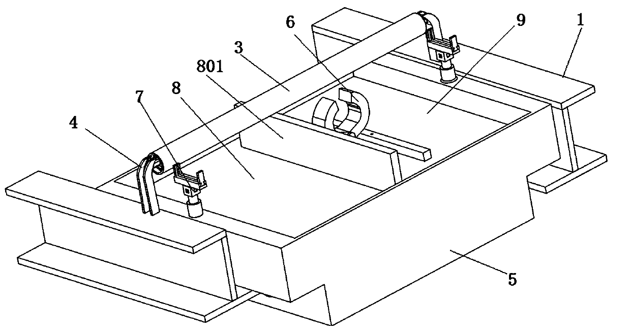 Robot for maintaining parallel supporting roller of conveyor