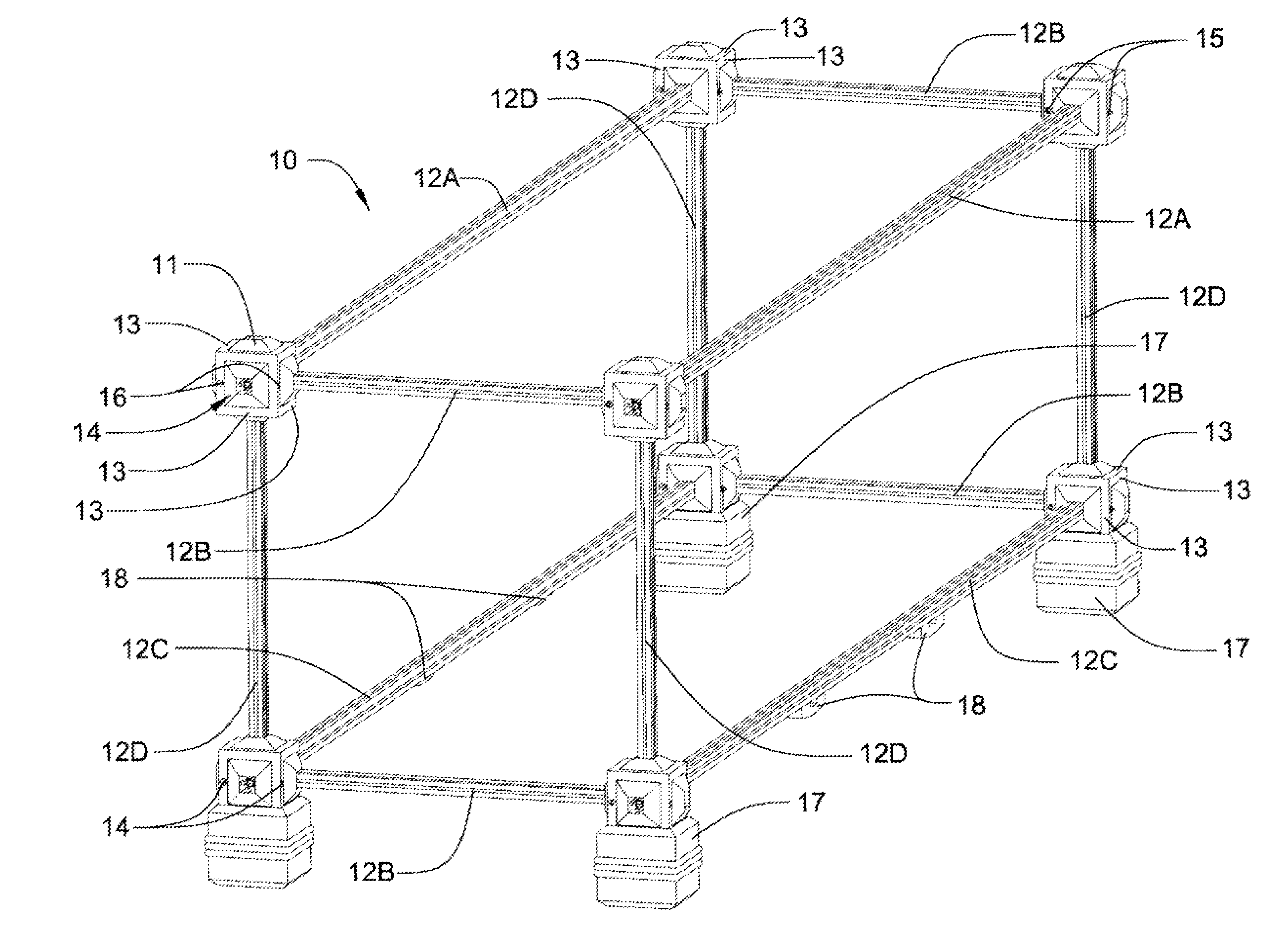 Modular rack system and components therefor