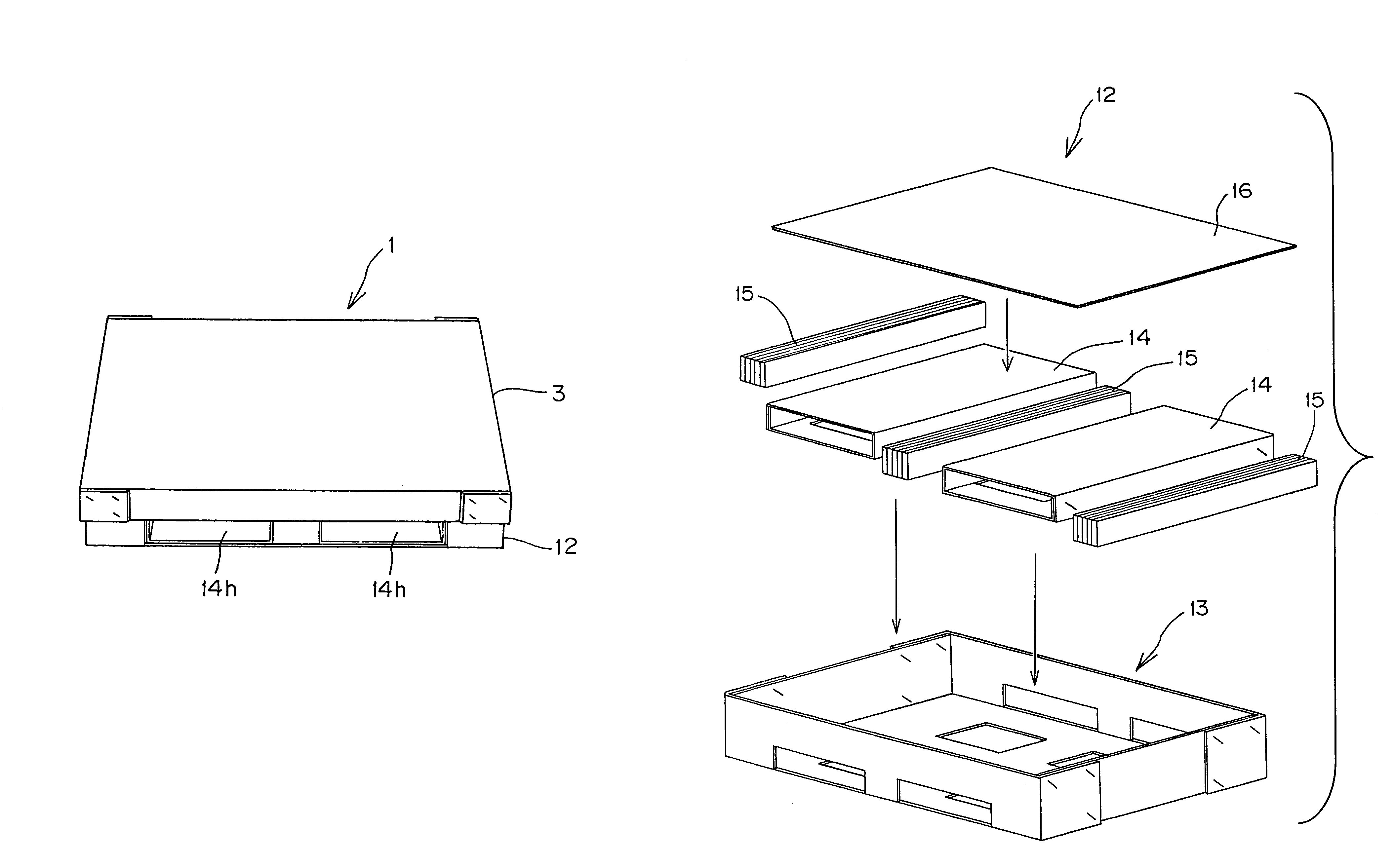 Corrugated board packaging assembly