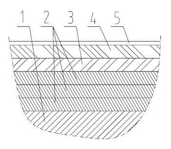 Repair method for press roll of roll press