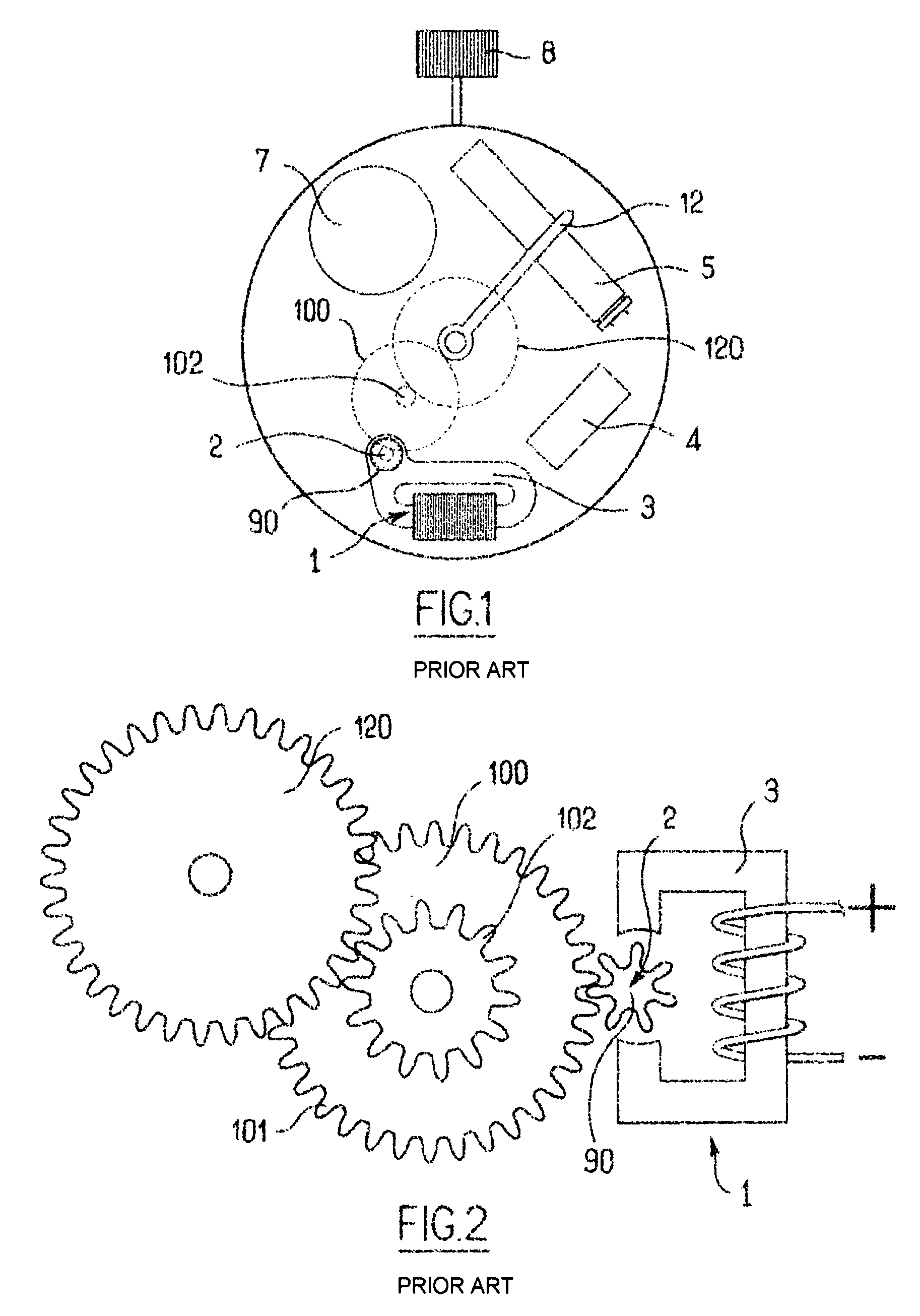 Drive device, particularly for a clockwork mechanism