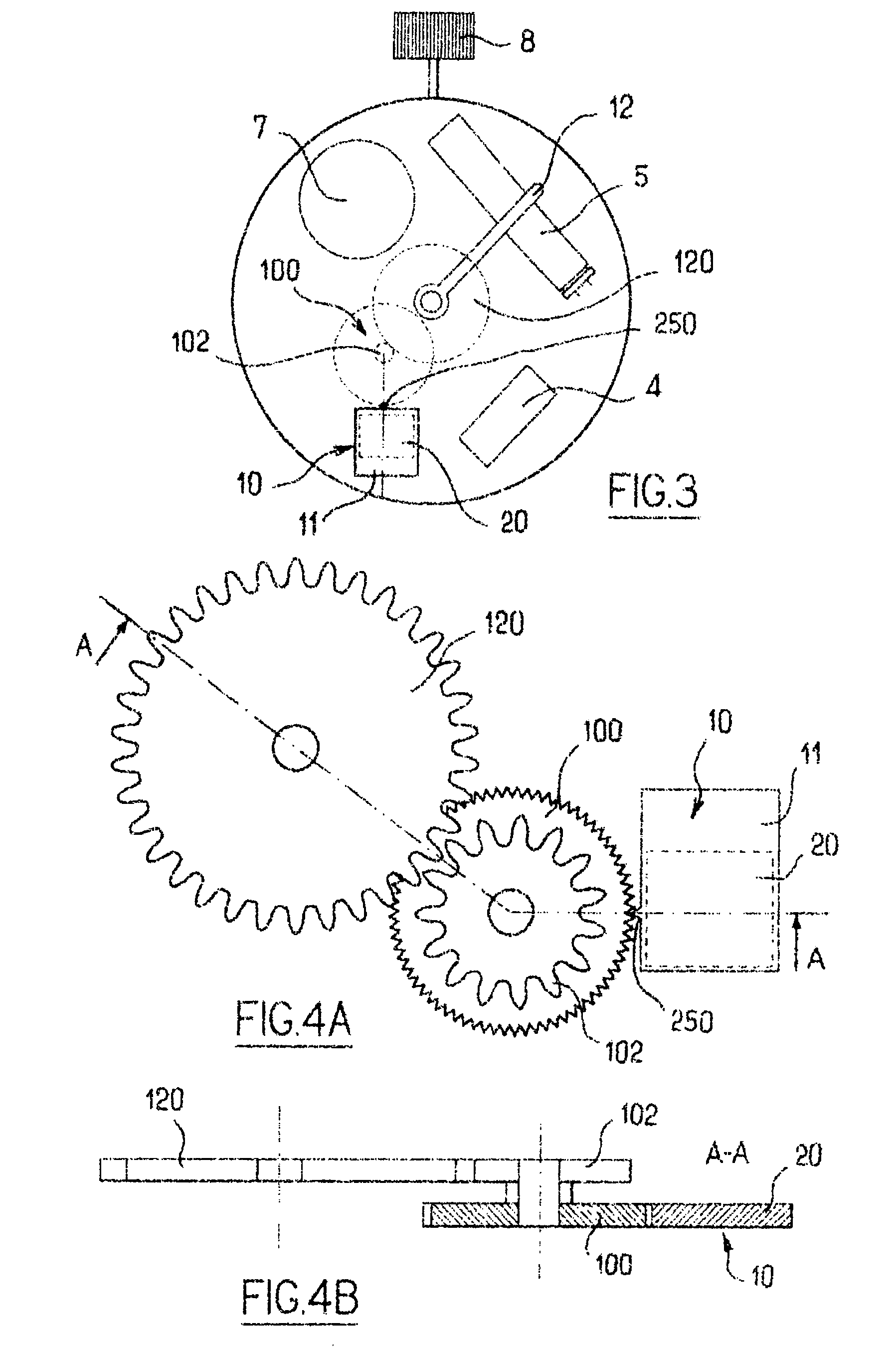 Drive device, particularly for a clockwork mechanism