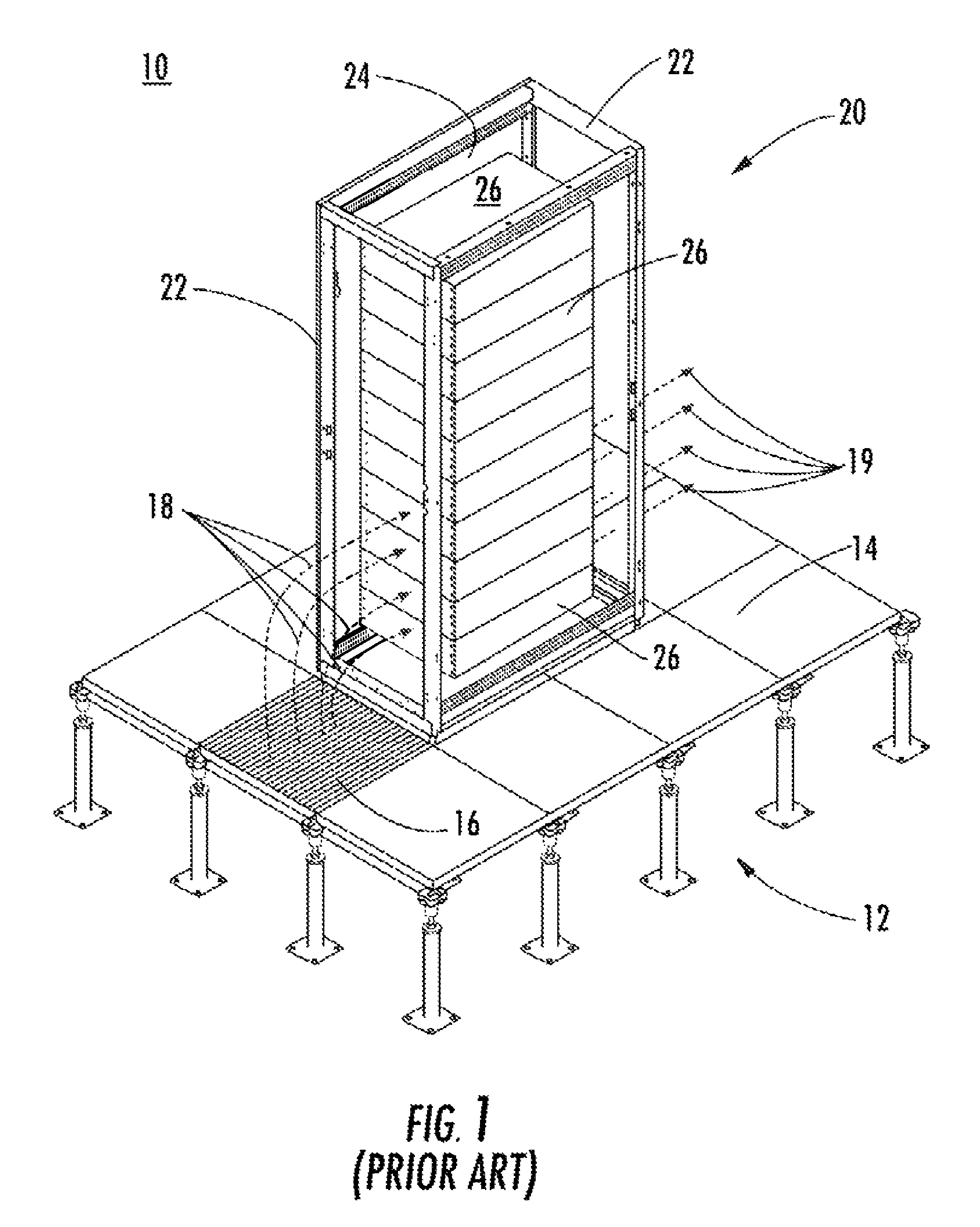 Selectively routing air within an electronic equipment enclosure