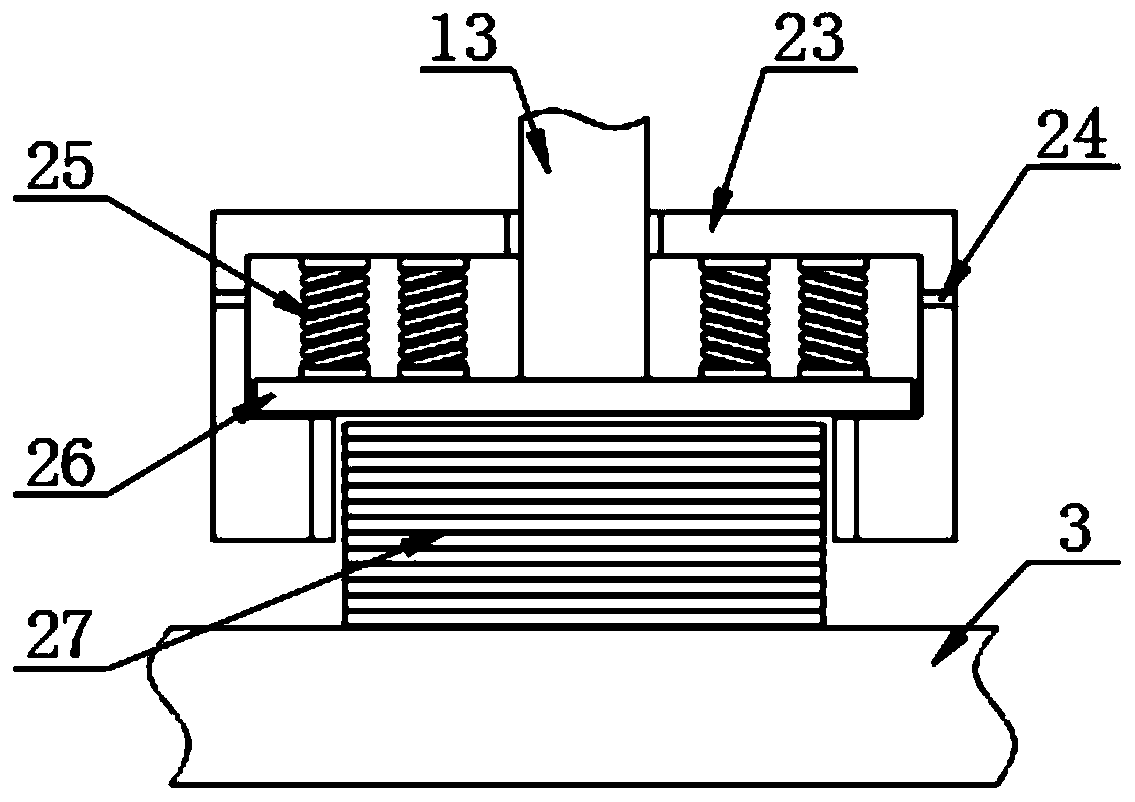 A squeeze casting device