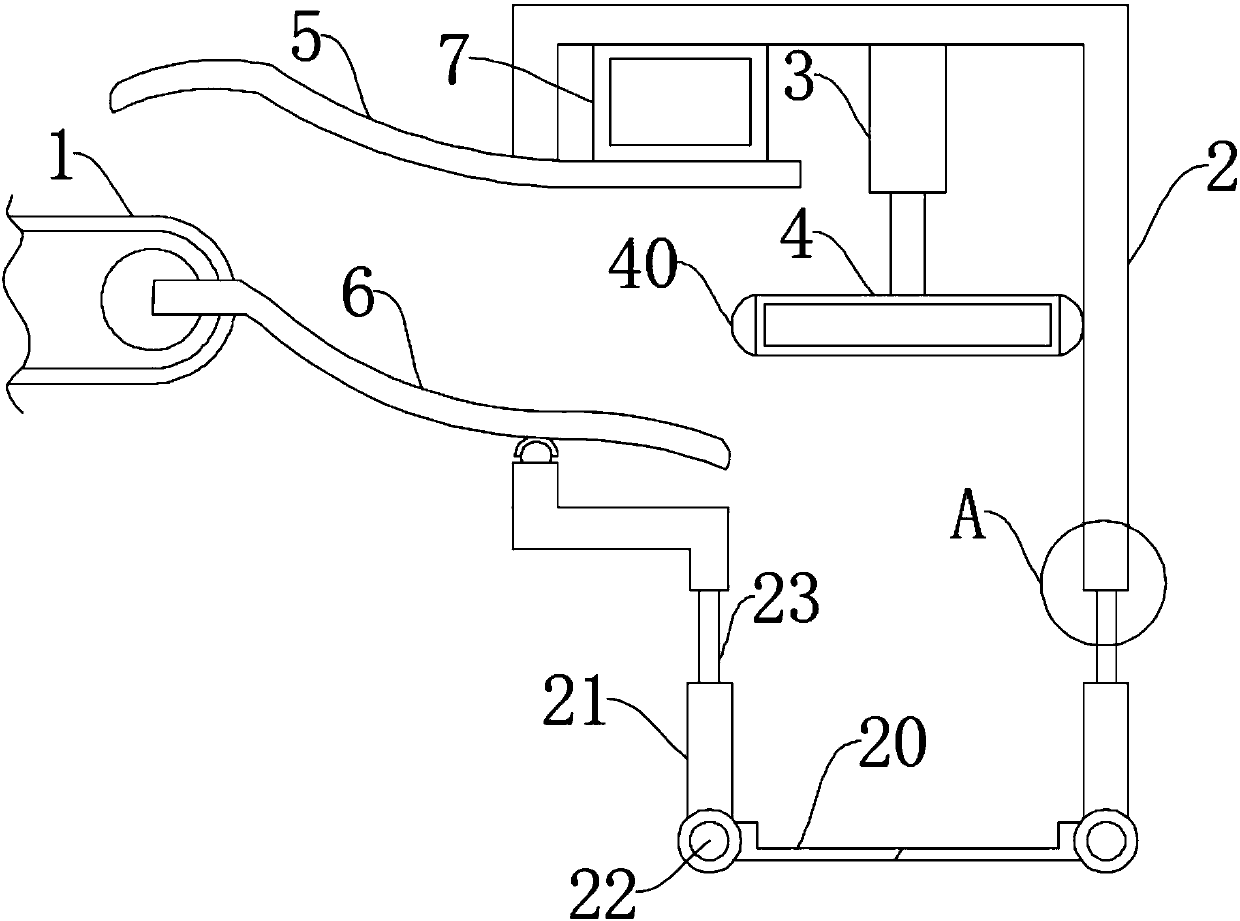 Pressing device for tricalcium phosphate powder