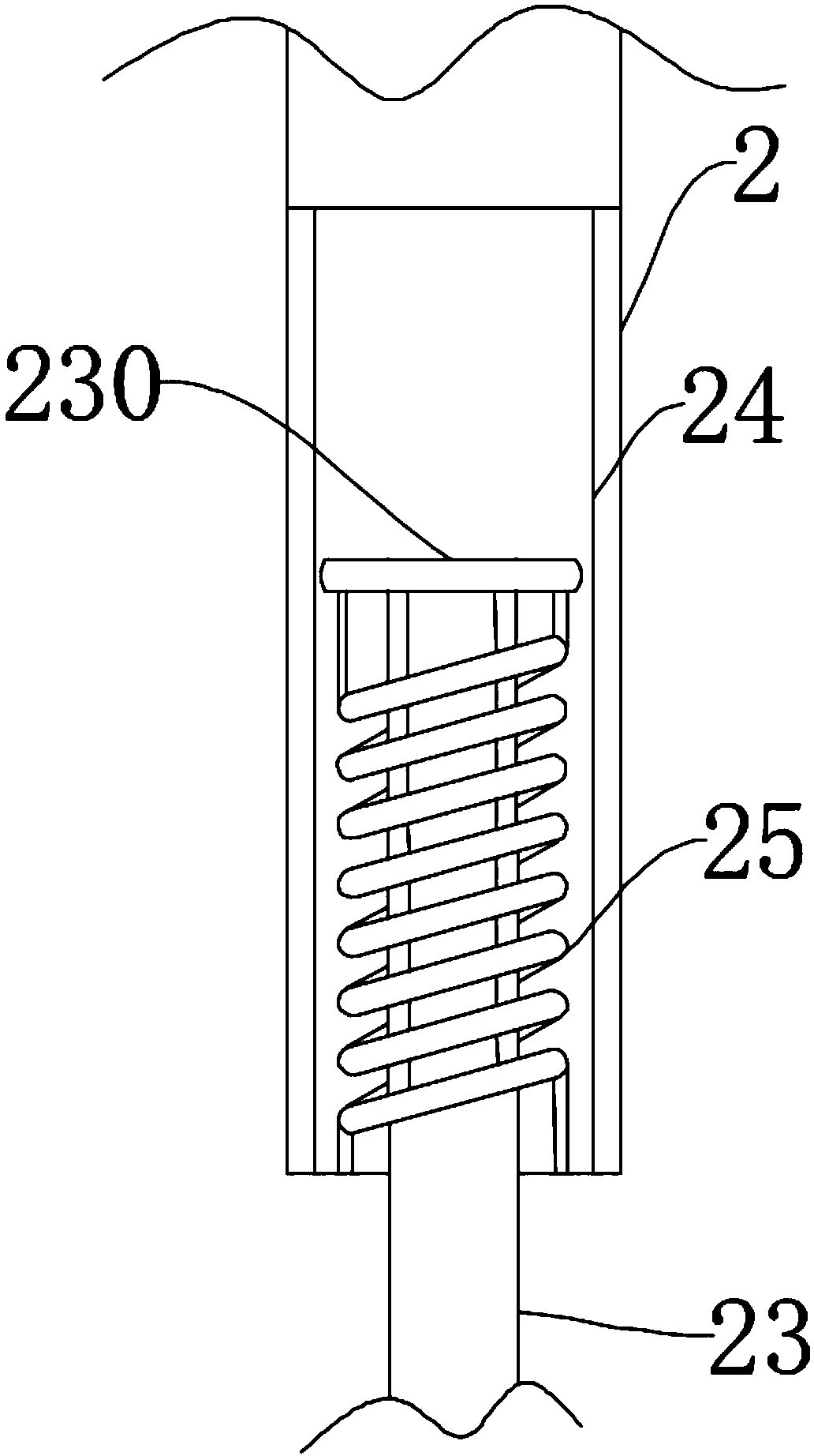 Pressing device for tricalcium phosphate powder