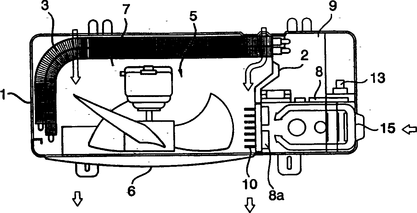 Outdoor unit for split aor conditioner