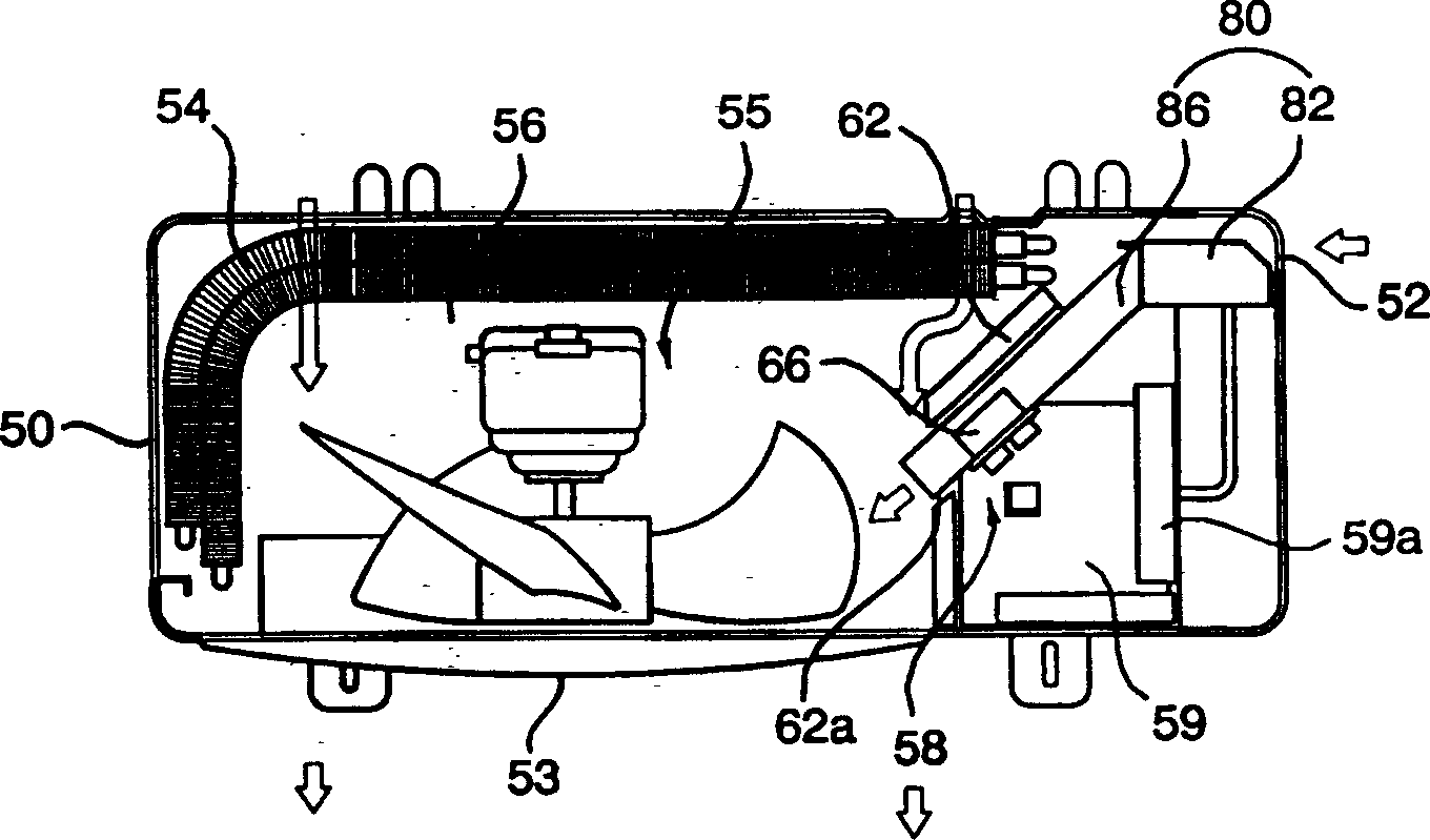 Outdoor unit for split aor conditioner