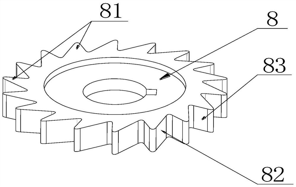 Variable-diameter induction heating device for ratchet and heating method thereof