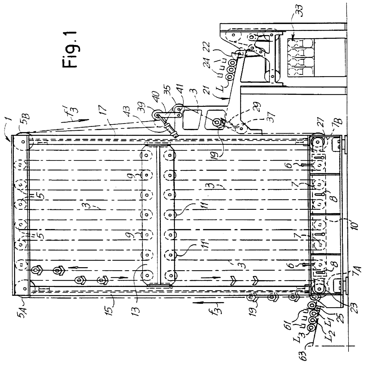 Storage unit with rates of advance dependent on upstream and downstream rates