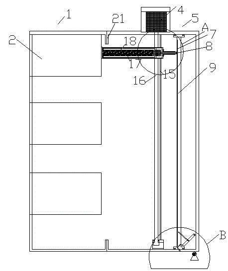 Drawer-type electric power control cabinet assembly with position sensor