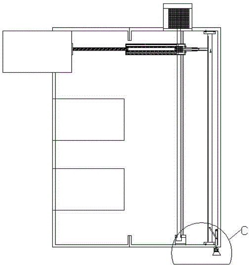 Drawer-type electric power control cabinet assembly with position sensor