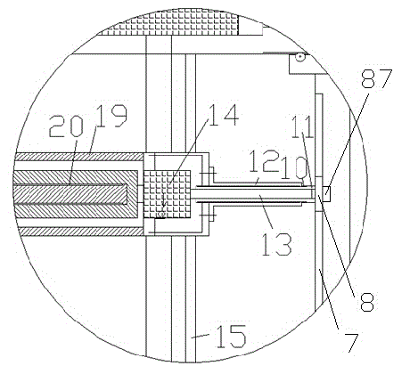 Drawer-type electric power control cabinet assembly with position sensor