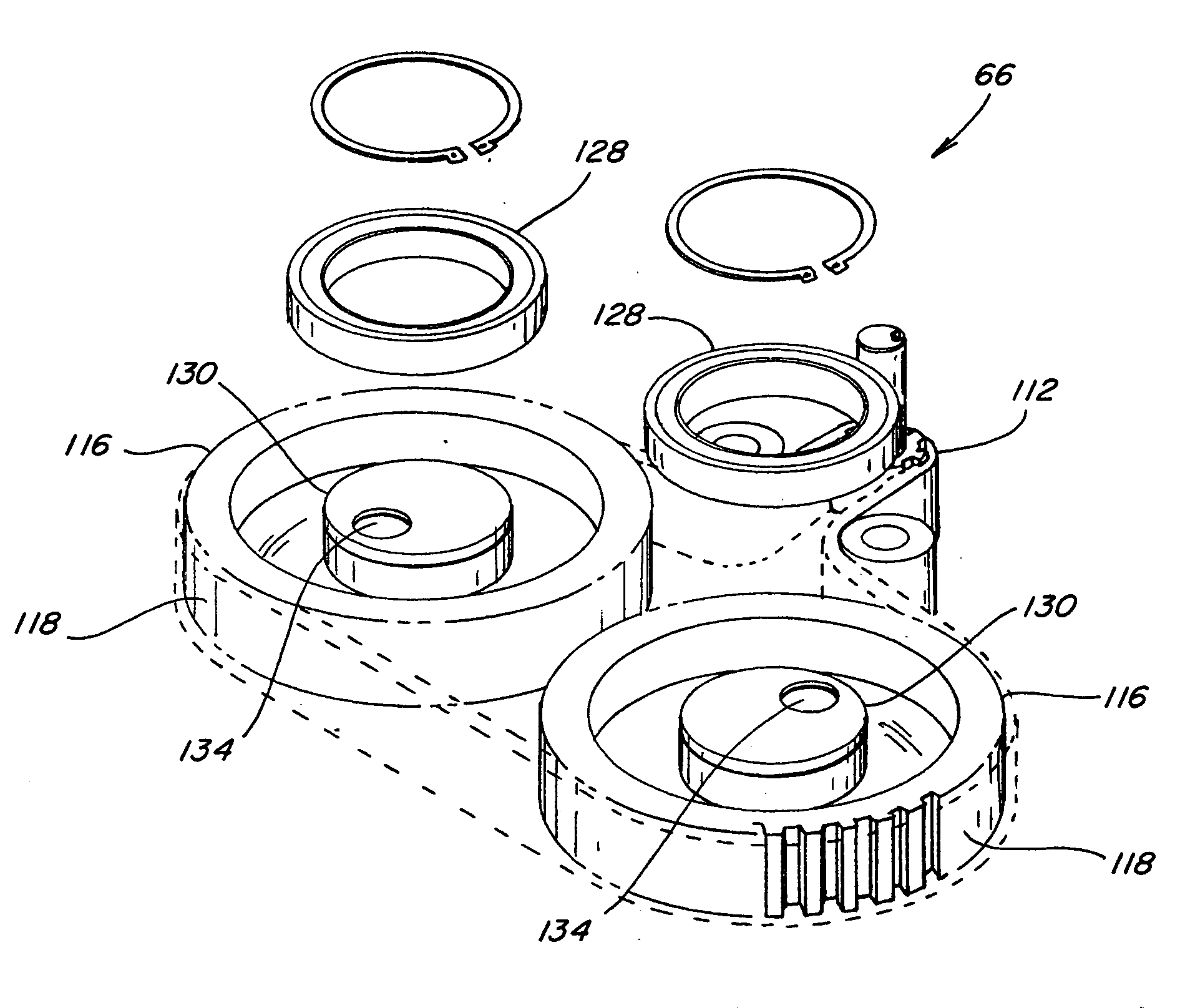 Compact epicyclical drive