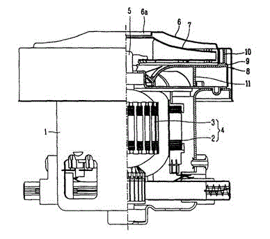 Fan diffuser structure for dust collector