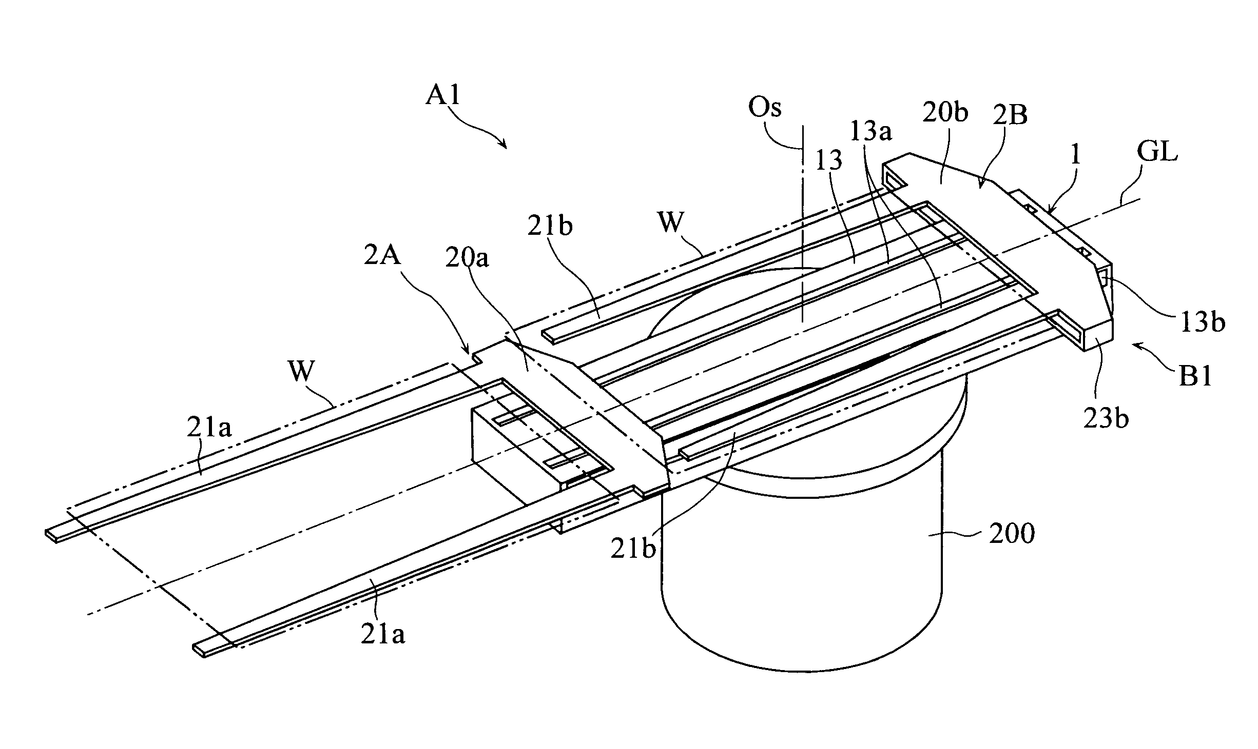 Linear transfer mechanism and transfer robot using the same