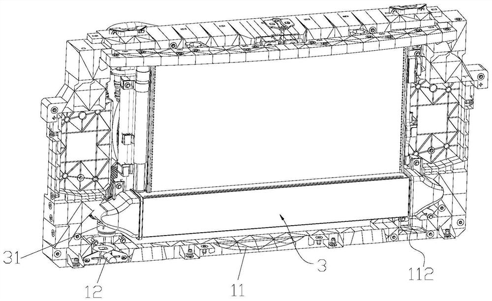 Auto front frame and car