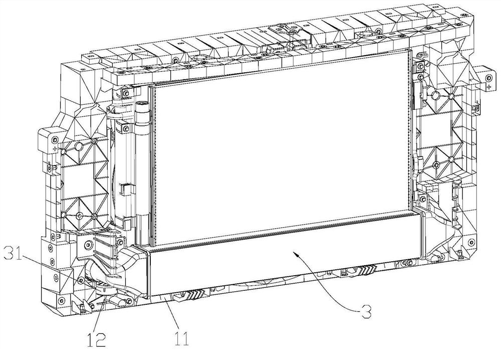 Auto front frame and car