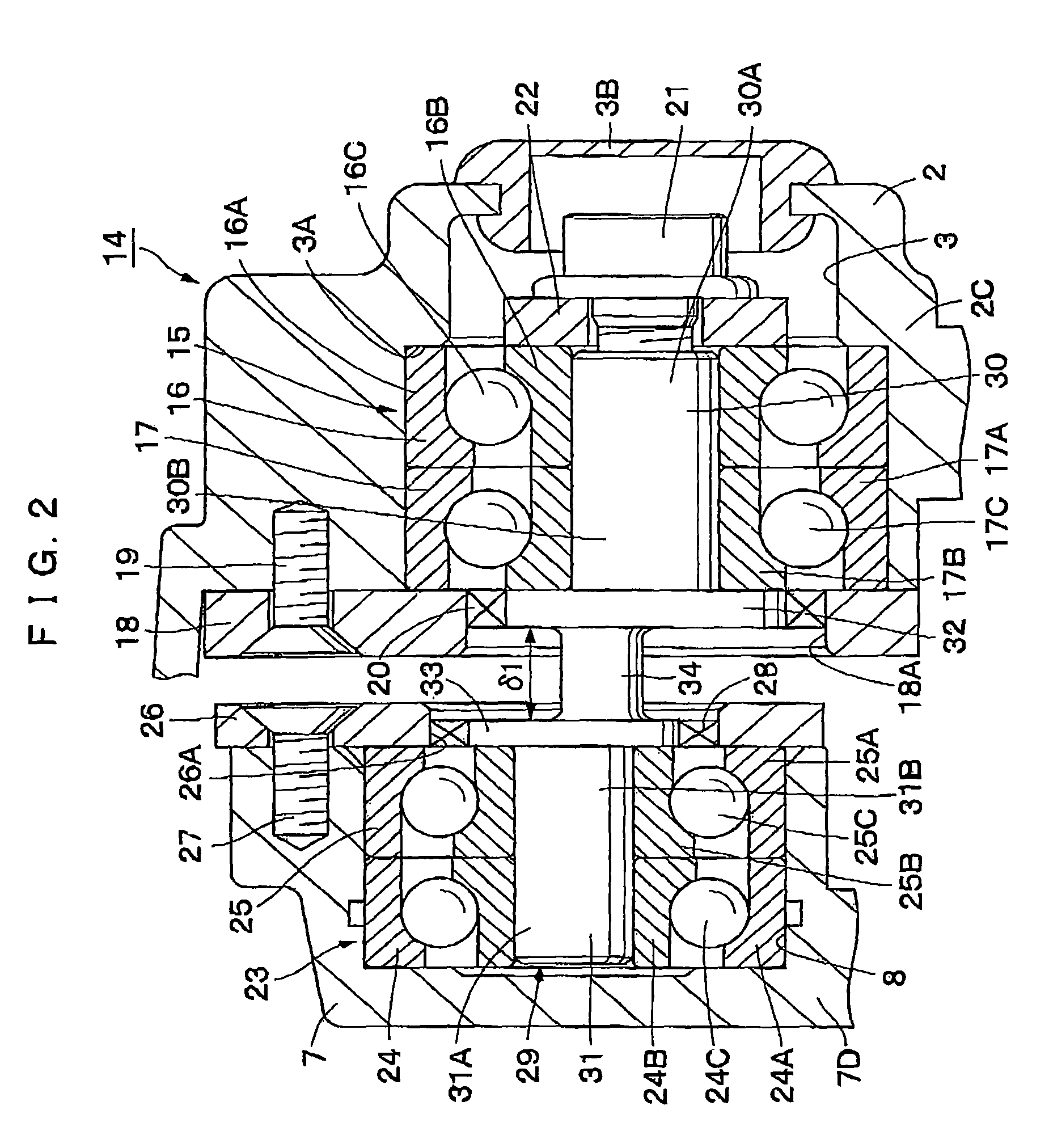 Scroll-type fluid machine that reduces centrifugal force of an orbiting scroll