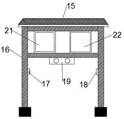 Multifunctional road bridge height limiting device