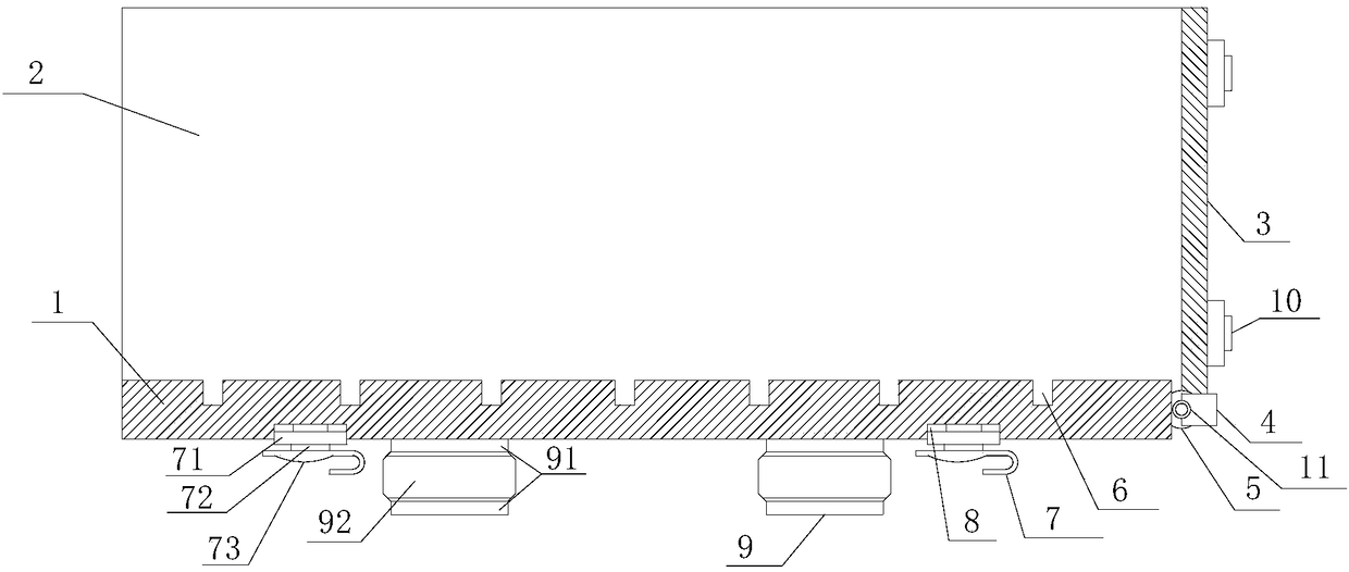 Small bending strength sample preparation box structure