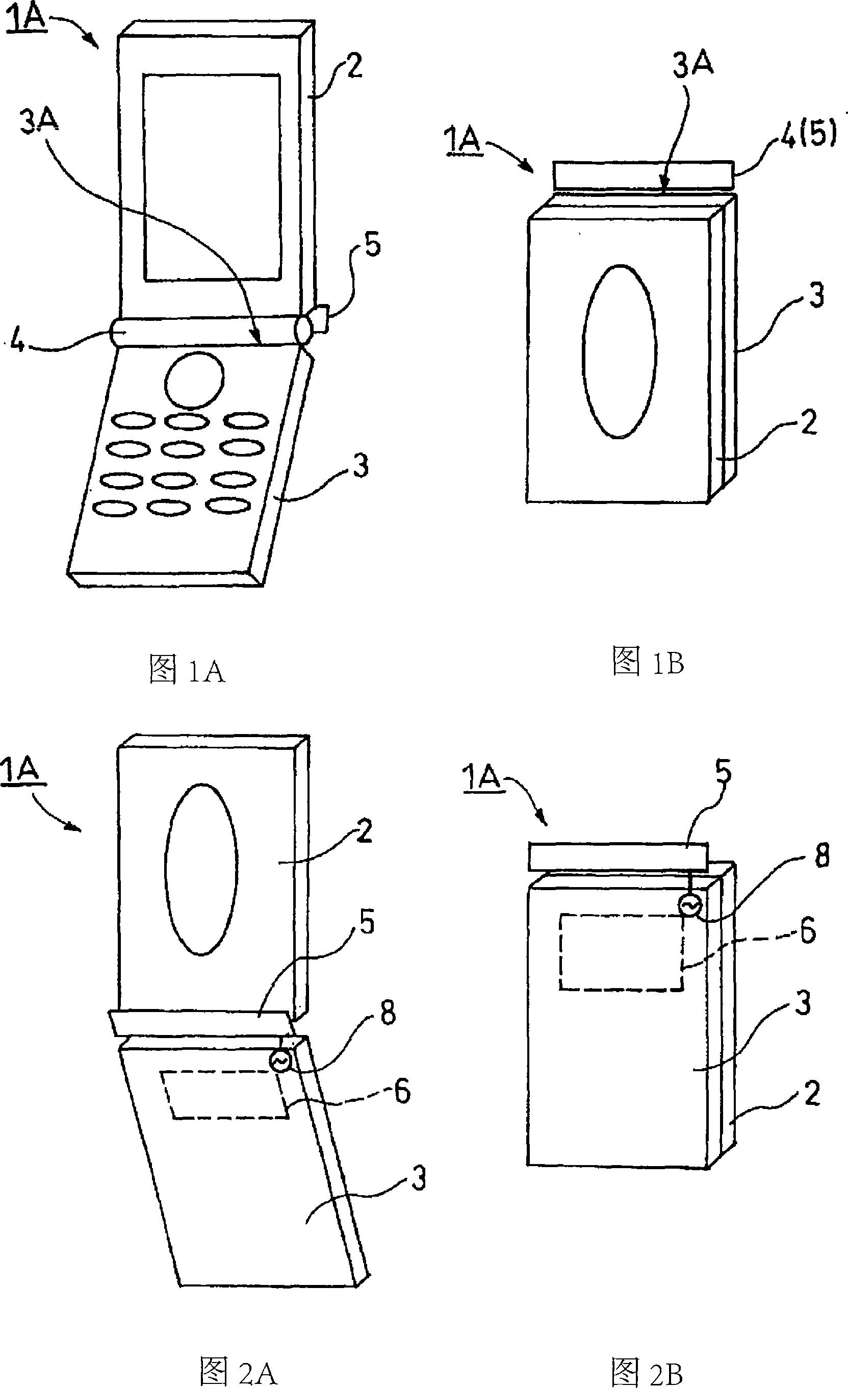 Folding type communication terminal device