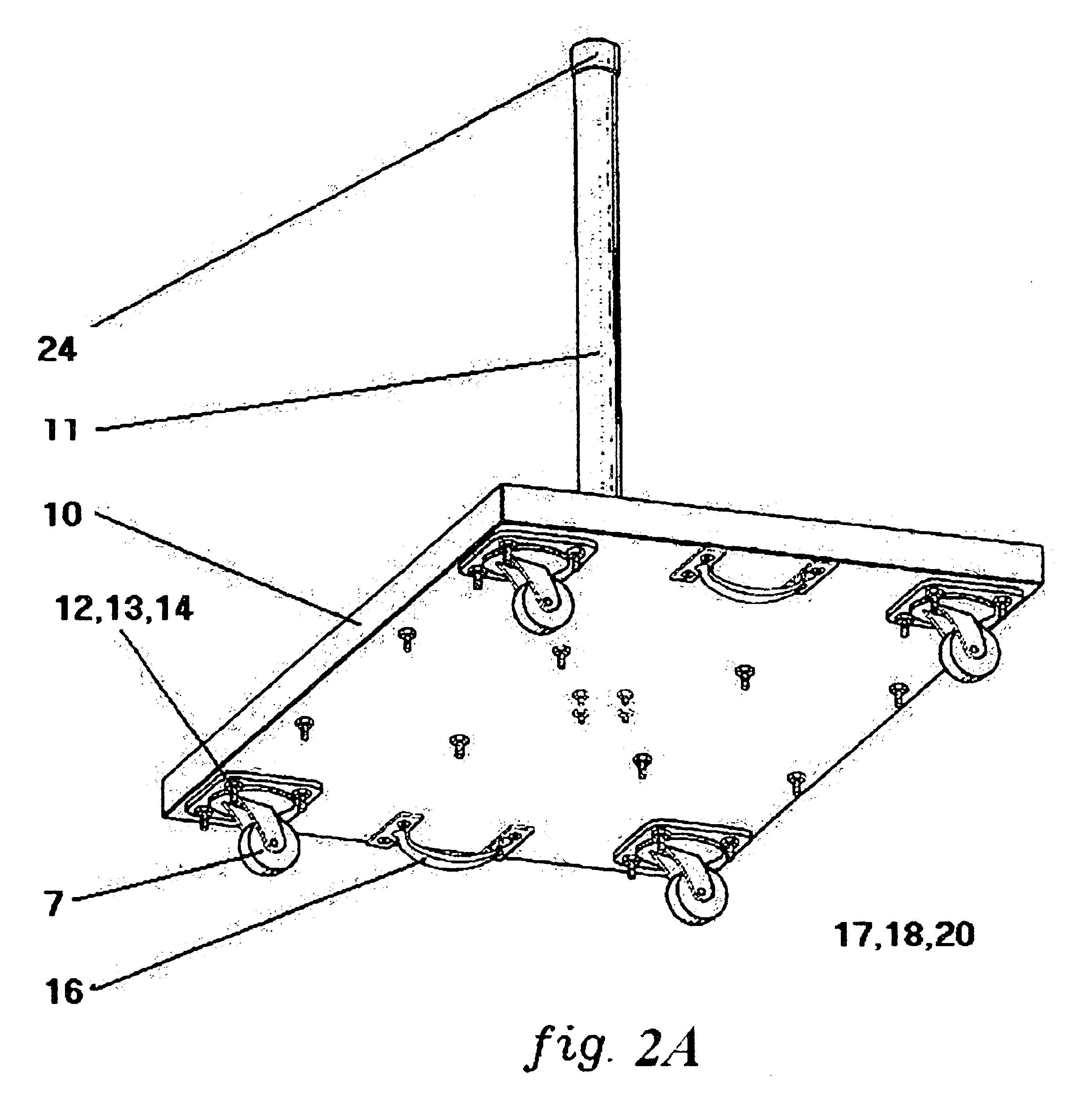 Mobile telescopic antenna mount for wireless networking site surveys