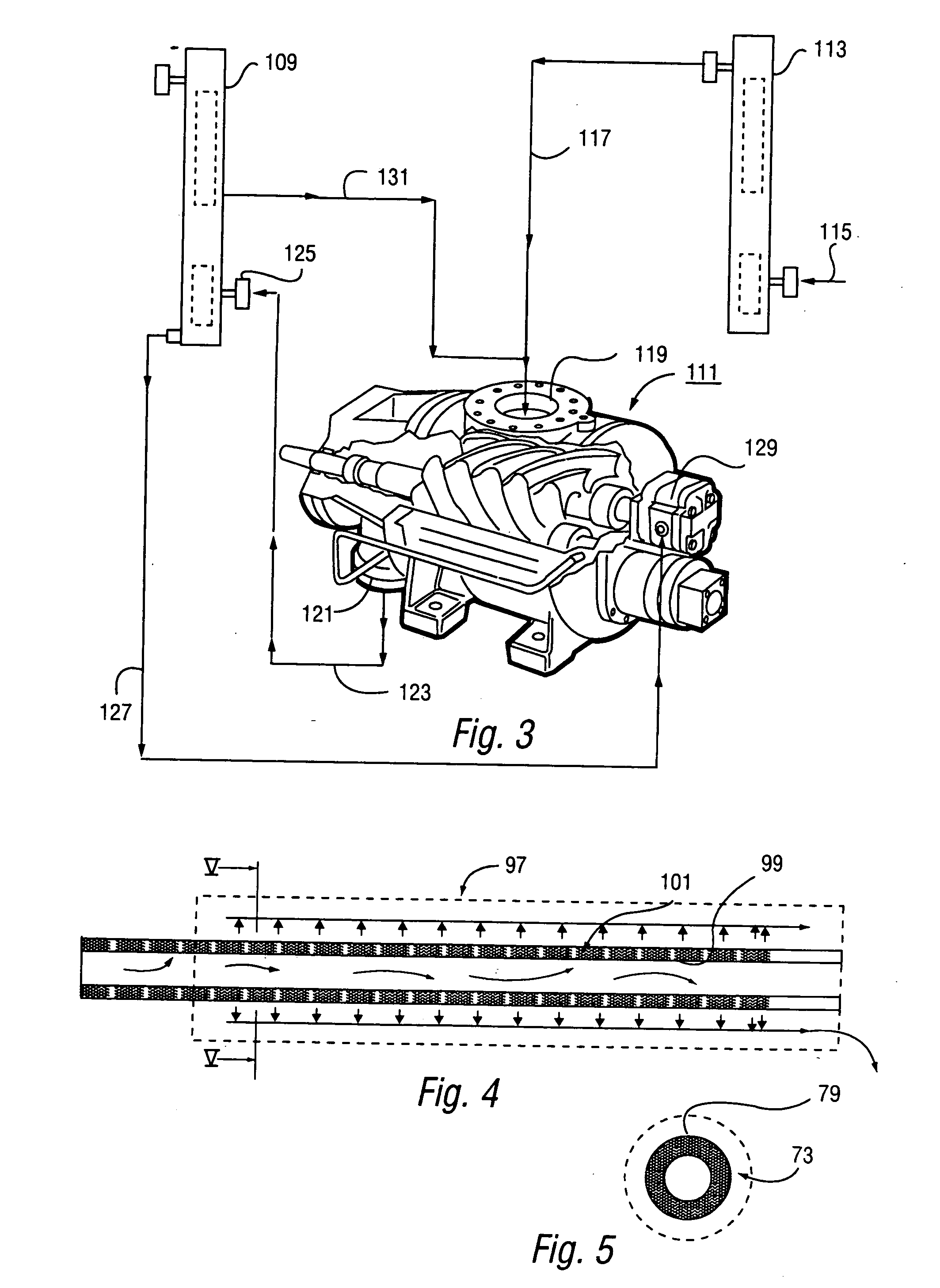 Filtration vessel and method for rotary gas compressor system