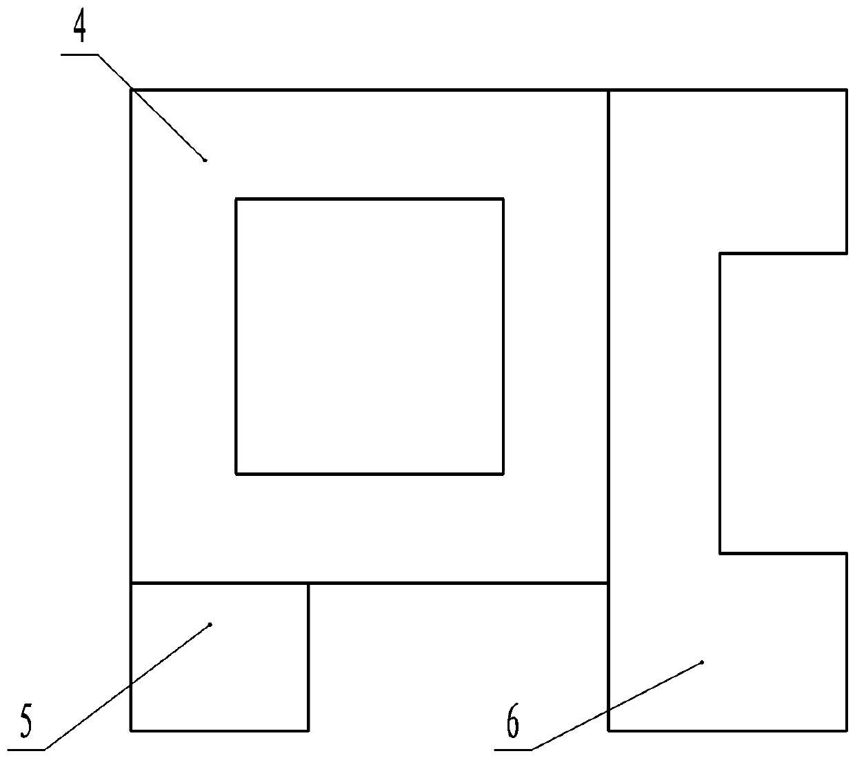 Portable board house easy to assemble and disassemble