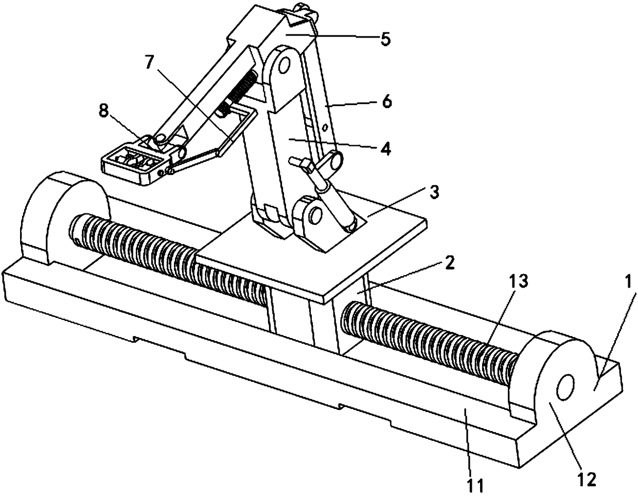 Automatic welding assembly mechanical arm