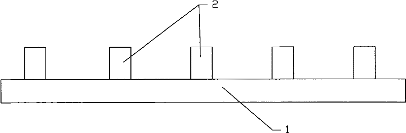 Supporting template used for sealing bottom surface of building template