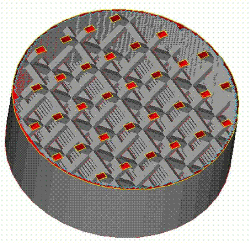 Material-saving whole fast manufacturing method of metal part